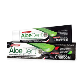 Dentífrico Aloe Vera con Carbón Activo 100Ml. Evicro