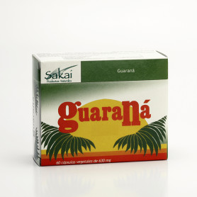 Guaraná 60 Cápsulas 500Mg. Sakai