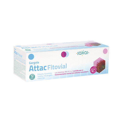 Gargola Fitovial Attac 12 Flaconcini 10Ml. Sakai