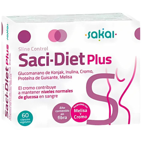 Sline Control Saci-Diet Plus 60 Capsule Vegetali Sakai