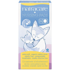 Coppette assorbilatte Natracare, confezione da 26
