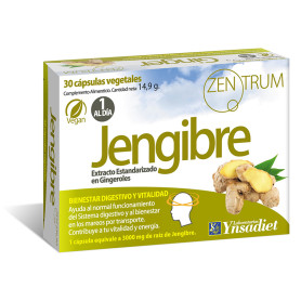 Zentrum Jengibre 30 Cápsulas Vegetales