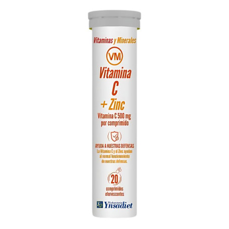 Effervescente Vitamina C + Zinco 20 Compresse Ynsadiet