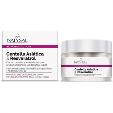 Crema Viso Centella Asiatica e Resveratrolo 50Ml Natysal