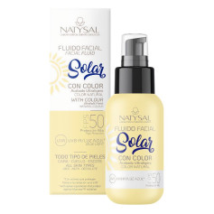 Fluido Viso Solare con Colore Fps 50 Water Resist 50Ml Natysal