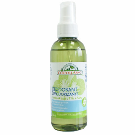 Deodorante Tiglio e Salvia 150Ml. Corpore Sano