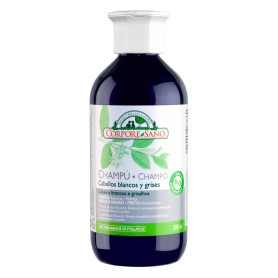 Shampoo Henna Indigo Capelli Grigi e Bianchi 300Ml. Corpore Sano