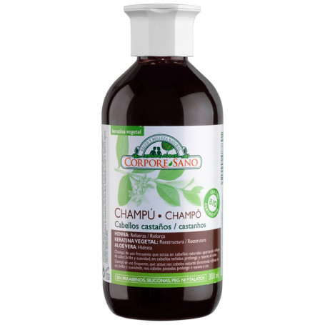 Shampoo Henné Capelli Castani 300Ml. Corpore Sano