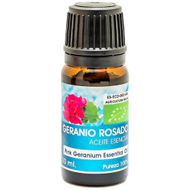 Olio essenziale di geranio rosa Eco 10ml Oro delle Ande