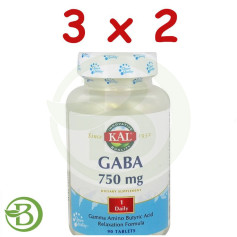 Confezione 3x2 GABA 750Mg. Compresse da 90 Kal