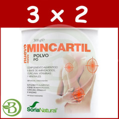 Confezione 3x2 Mincartil Polvere Rinforzata 300Gr Soria Naturale