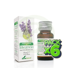 Confezione da 6 oli essenziali di lavanda naturale Soria