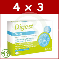 Pack 4x3 Digest Gas 60 Compresse Eladiet