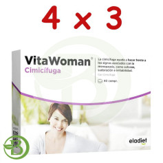 Confezione 4x3 Vitawoman Cimicifuga 60 Compresse Eladiet