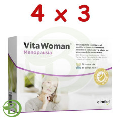 Confezione 4x3 Vita Donna Menopausa 60 Compresse Eladiet