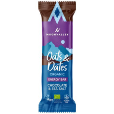Barretta Moonvalley biologica con avena, datteri e sale marino 50 g