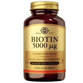 Biotina 5000mcg 100 capsule Solgar