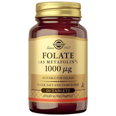 Folato 1000mcg 60 compresse Solgar