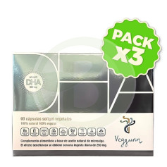Confezione da 3 capsule Dha Omega 3 60 Veggunn