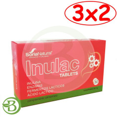 Pack 3x2 Inulac 30 Tavolette Soria Natural