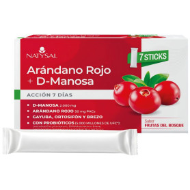 Mirtillo rosso + D-mannosio 7 stick Natysal