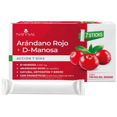 Mirtillo rosso + D-mannosio 7 stick Natysal