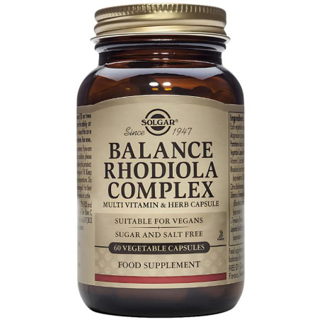 Complesso di Rhodiola Balance 60 capsule Solgar