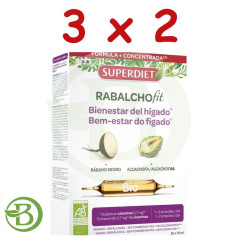 Confezione 3x2 Rabalchofit Bio (Ravanello nero e Carciofo) 20 Fiale Superdiet