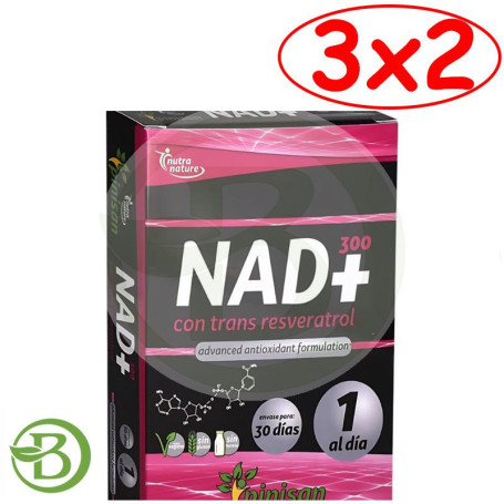 Pack 3x2 Nad+ 30 Cápsulas Pinisan