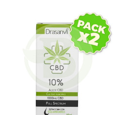 Pack 2x Aceite De Cbd 10% 10Ml Drasanvi