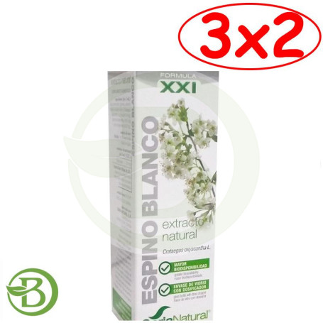 Pack 3x2 Extracto de Espino Blanco 50Ml. Soria Natural