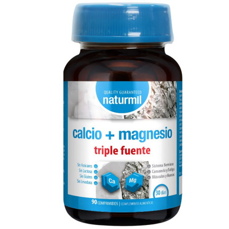 Calcio + Magnesio Tripla Fonte 90 Compresse Naturmil