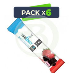 Confezione da 6 barrette alla fragola Line Sbelt da 35 g. Novadiet