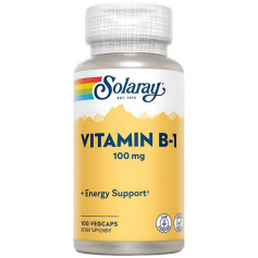 Solaray Vitamina B1 100 mg 100 capsule vegetali