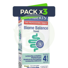 Pack 3x Biome Balance Travel (Viajes) 30 Cápsulas Lamberts
