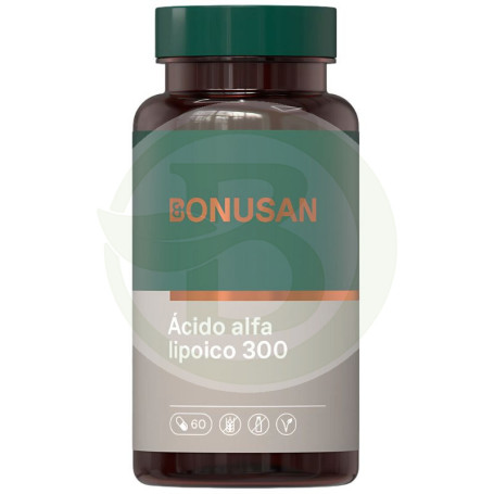 Ácido Alfa Lipoico 300Mg. 60 Cápsulas Bonusan