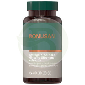 Astragalo, Shiitake, Ginseng Siberiano 90 Capsule Bonusan