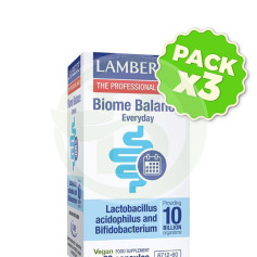 Confezione 3x Biome Balance Everyday (giornaliero) 60 capsule Lamberts