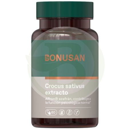Estratto di Crocus Sativus 60 Capsule Bonusan
