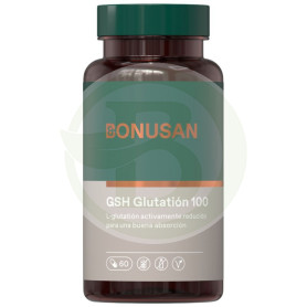 GSH GLUTATION 100Mg. 60 CAPSULAS VEGETALES BONUSAN