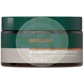 Polvere di Magnesio, Malato e Citrato 130 Gr Bonusan