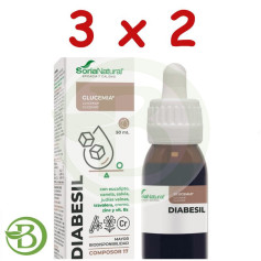 Confezione 3x2 Composor 17 Diabesil 50Ml Soria Natural