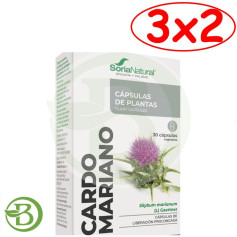 Confezione 3x2 Cardo Mariano 30 Capsule Soria Natural
