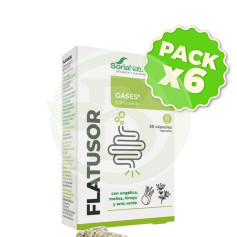 Confezione 6x Flatusor 30 Capsule Soria Natural