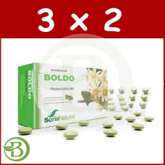Pack 3x2 Boldo 60 Compresse Soria Natural