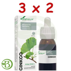 Confezione 3x2 Estratto di Ginkgo 50Ml Soria Natural