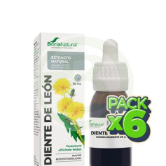 Confezione da 6 Estratto di Tarassaco 50ml Soria Natural