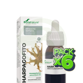 Pack 6x Extracto De Harpagofito 50Ml Soria Natural