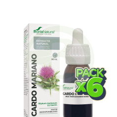 Confezione 6x Estratto di Cardo Mariano 50Ml Soria Natural