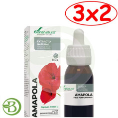 Confezione 3x2 Estratto di Papavero 50ml Soria Natural